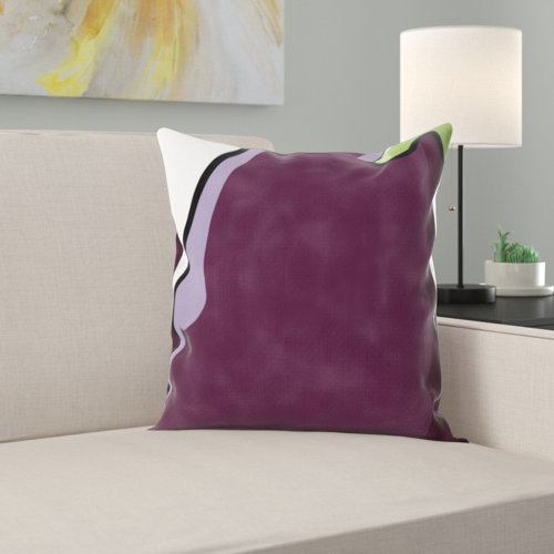East Urban Home Eggplant Throw Pillow Wayfair