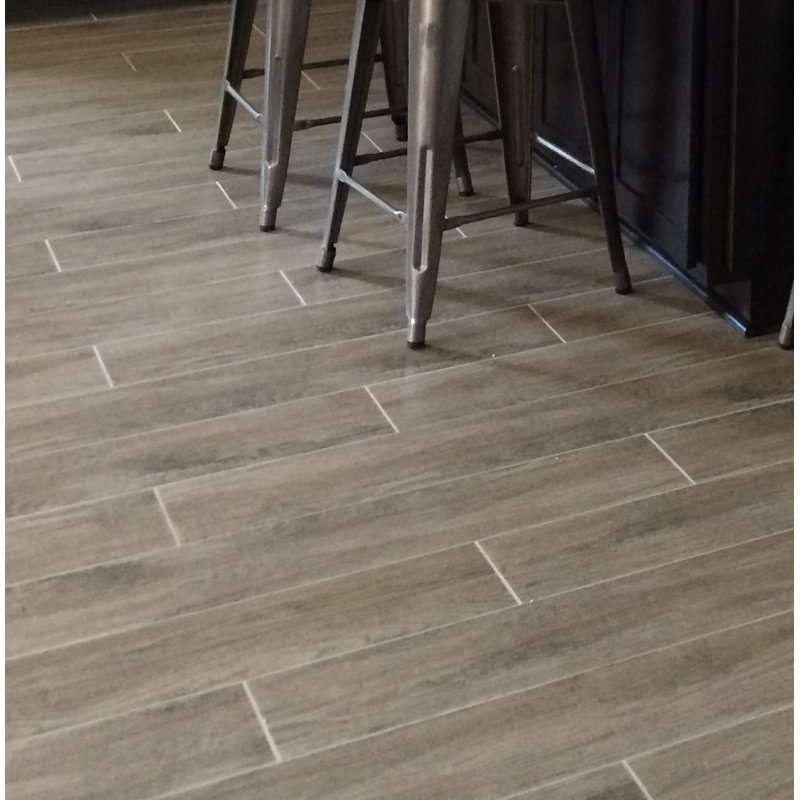 Emser Tile Woodwork 24 X 3 Porcelain Bullnose Trim In Brown Porcelain Bullnose Tile Trim