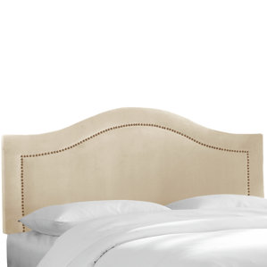 Alaraph Velvet Inset Nail Button Upholstered Panel Headboard by Willa Arlo Interiors