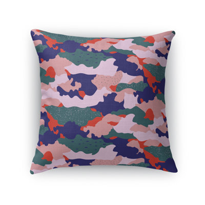 Elle Decor Modern Camo Cotton Throw Pillow