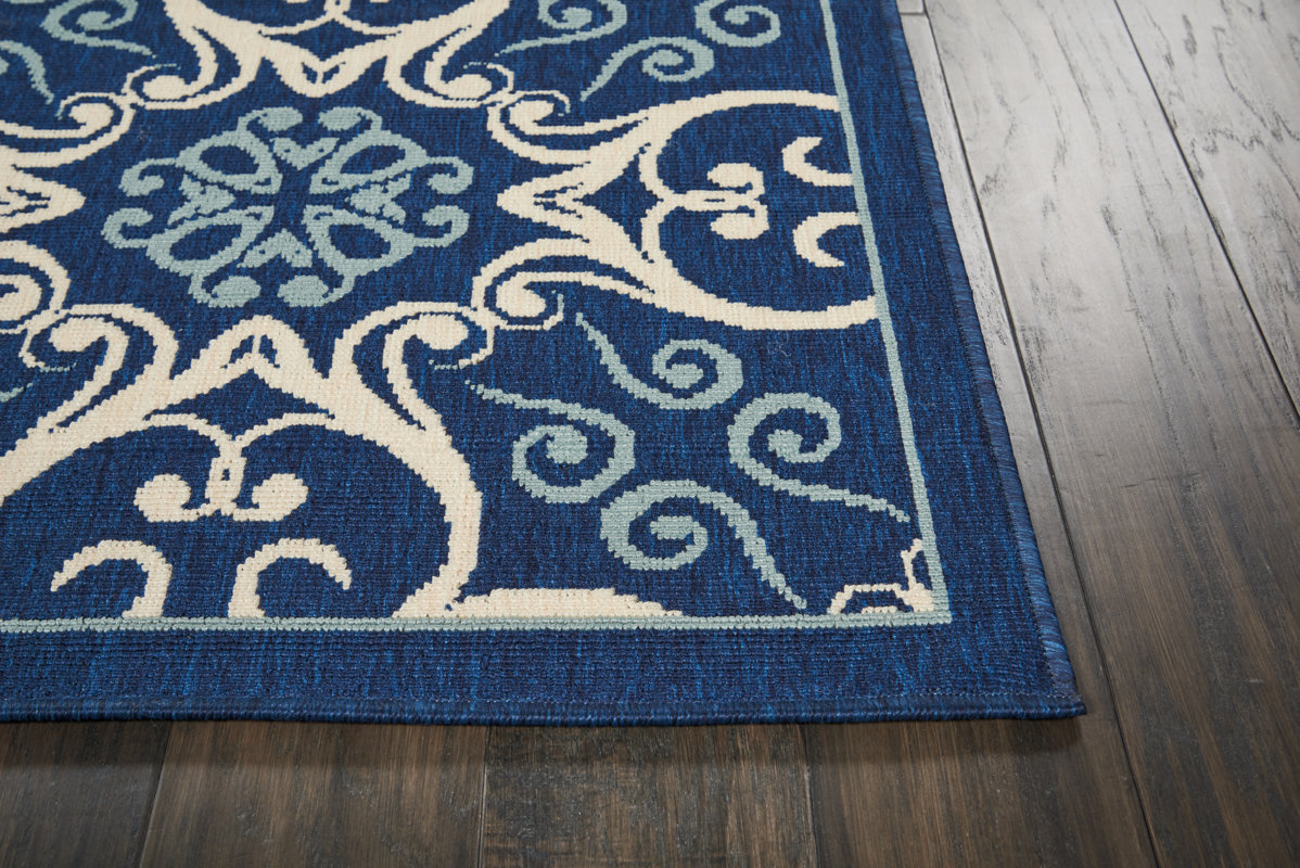 Alcott Hill Groveland Navy Indoor/Outdoor Area Rug & Reviews | Wayfair Alcott Hill Groveland Navy Indoor/Outdoor Area Rug & Reviews | Wayfair
