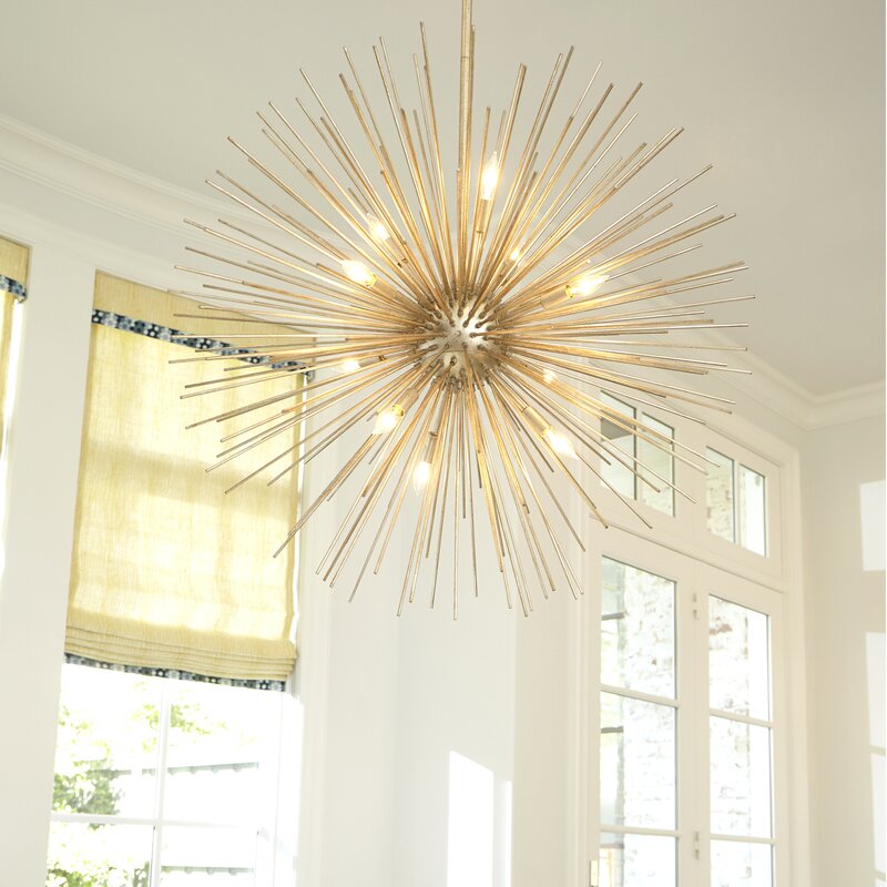 Everly Quinn Kovac 10-Light Sputnik Sphere Chandelier ...