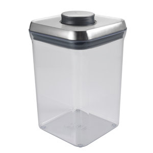 SteeL Big Square Pop 128 Oz. Food Storage Container