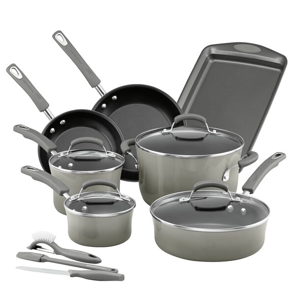 14 Piece Non-Stick Cookware Set (Set of 14) by Rachael Ray