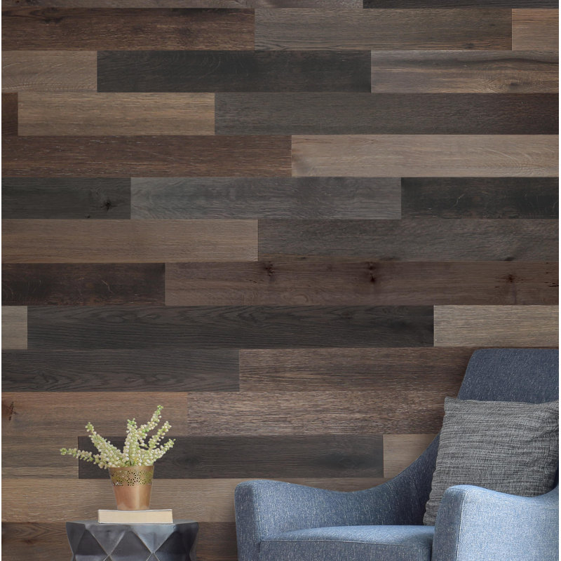 Wallplanks 5 1 Engineered Wood Wall Paneling In Cobalt Reviews 5 1 Engineered Wood Wall Paneling In Cobalt