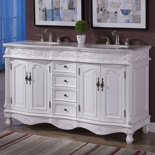Torrey 60 Double Bathroom Vanity Set by Astoria Grand