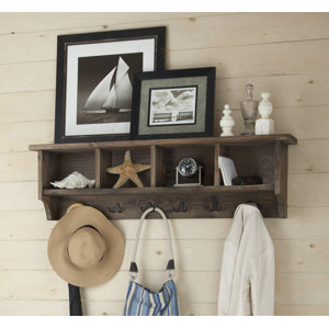 Somers Wall Mounted Coat Rack with Storage Cubbies