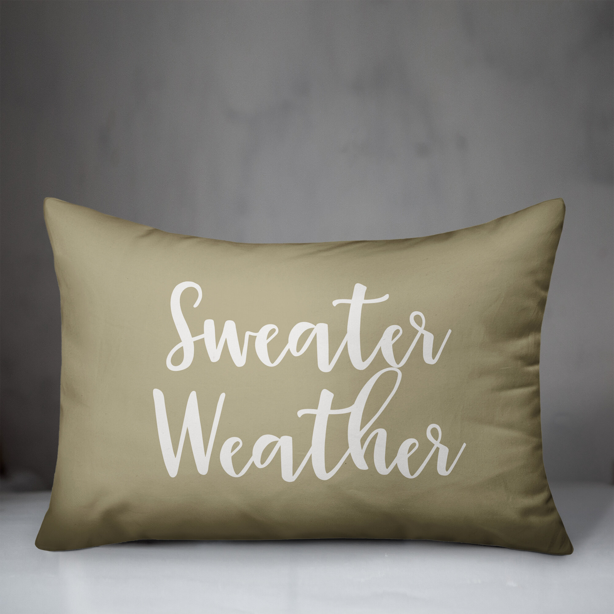 Winston Porter Osburn Sweater Weather Lumbar Pillow Wayfair