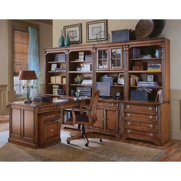 Brookhaven L-Shape Desk Office Suite by Hooker Furniture