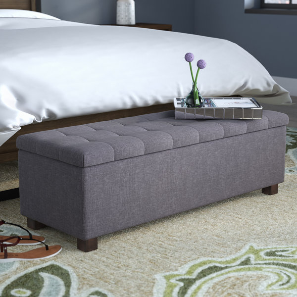 Kareem Upholstered Storage Bench by Latitude Run