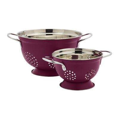 stainless steel colander set