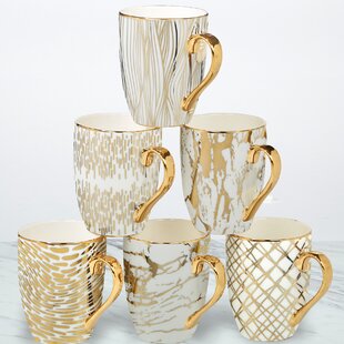 fancy glass mugs