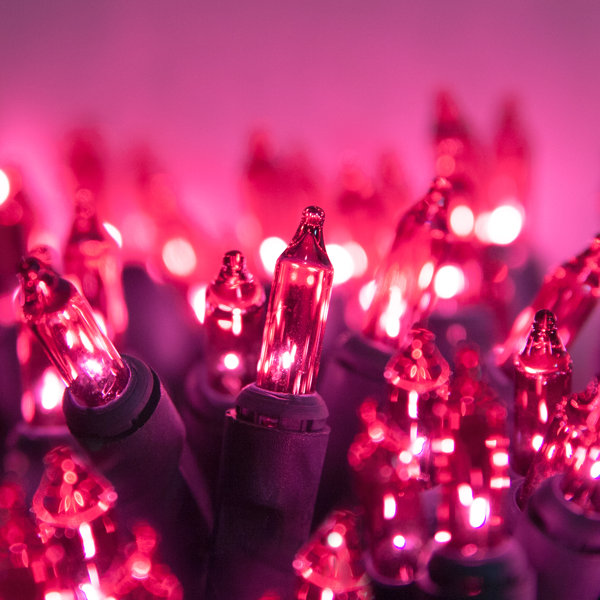 50 Mini Light String with Lamp Lock by Wintergreen Lighting