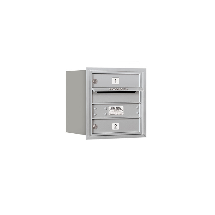 Salsbury Industries Recessed Usps 3 Door Rear Load 4c Horizontal