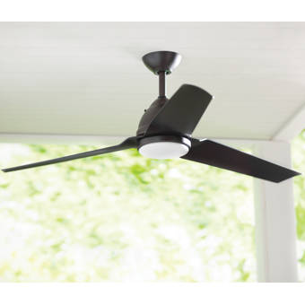 Minka Aire 52 Aluma Wet 4 Blade Outdoor Ceiling Fan With Remote