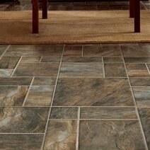 15.95 x 47.76 x 8mm Tile Laminate Flooring in Brown by Armstrong Flooring