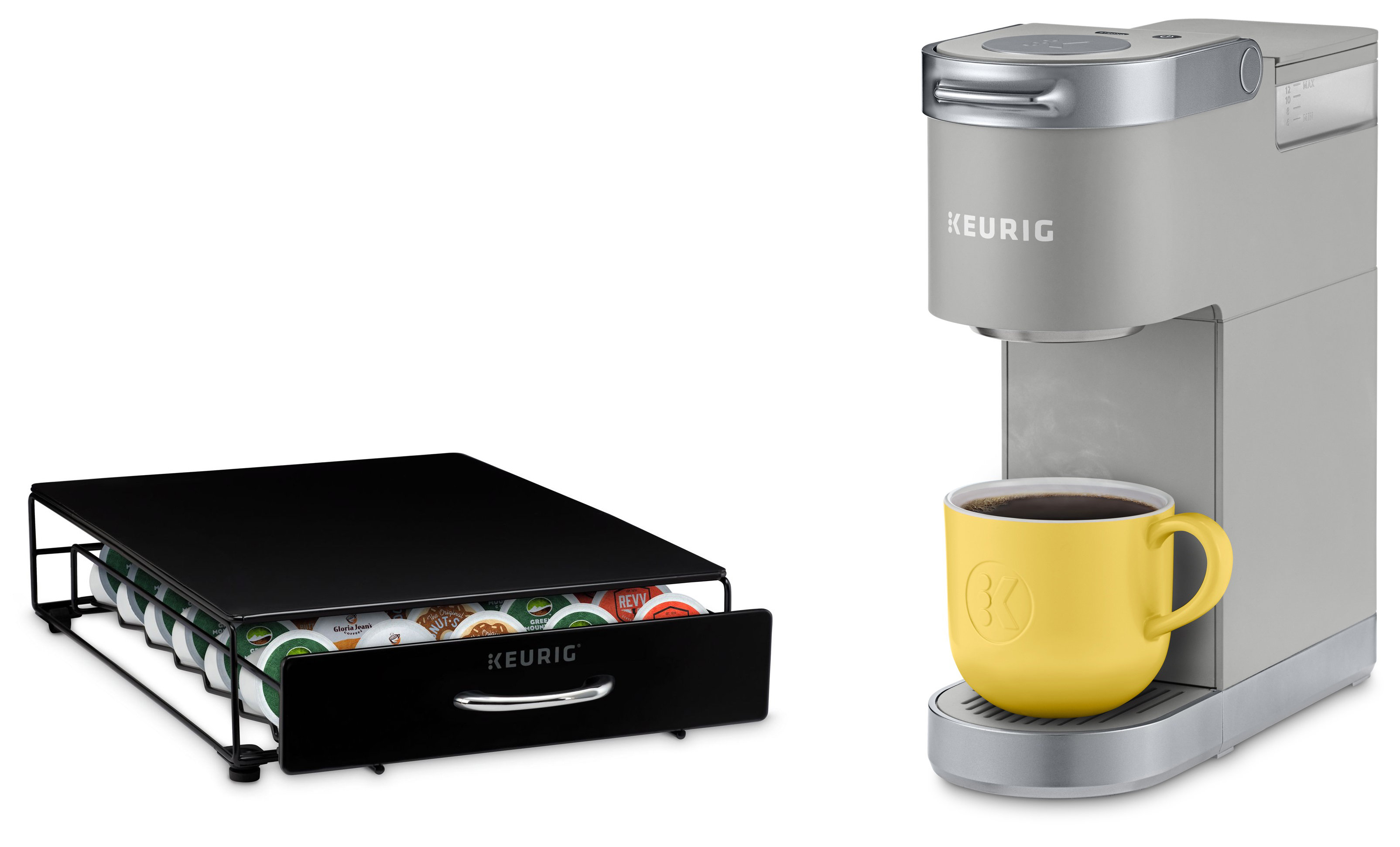 Keurig K Mini Plus Single Serve K Cup Pod Coffee Maker Bundle