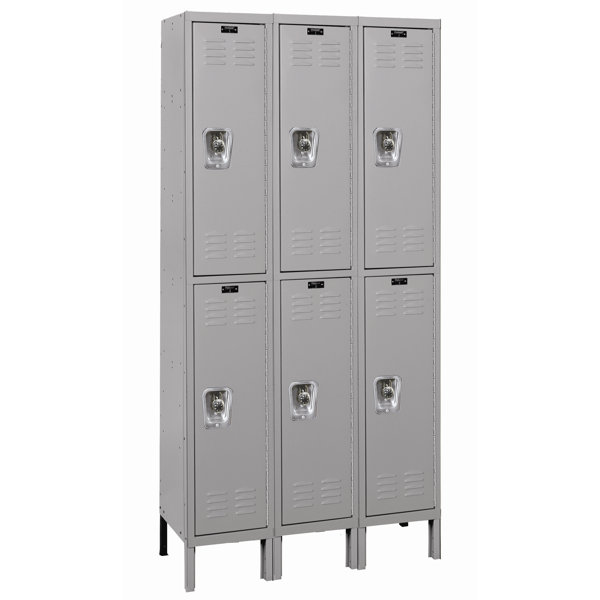ReadyBuilt 2 Tier 3 Wide School Locker by Hallowell