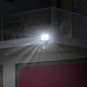 Solar Motion Sensing Security 60-Light Outdoor Flood Light (Set of 2)