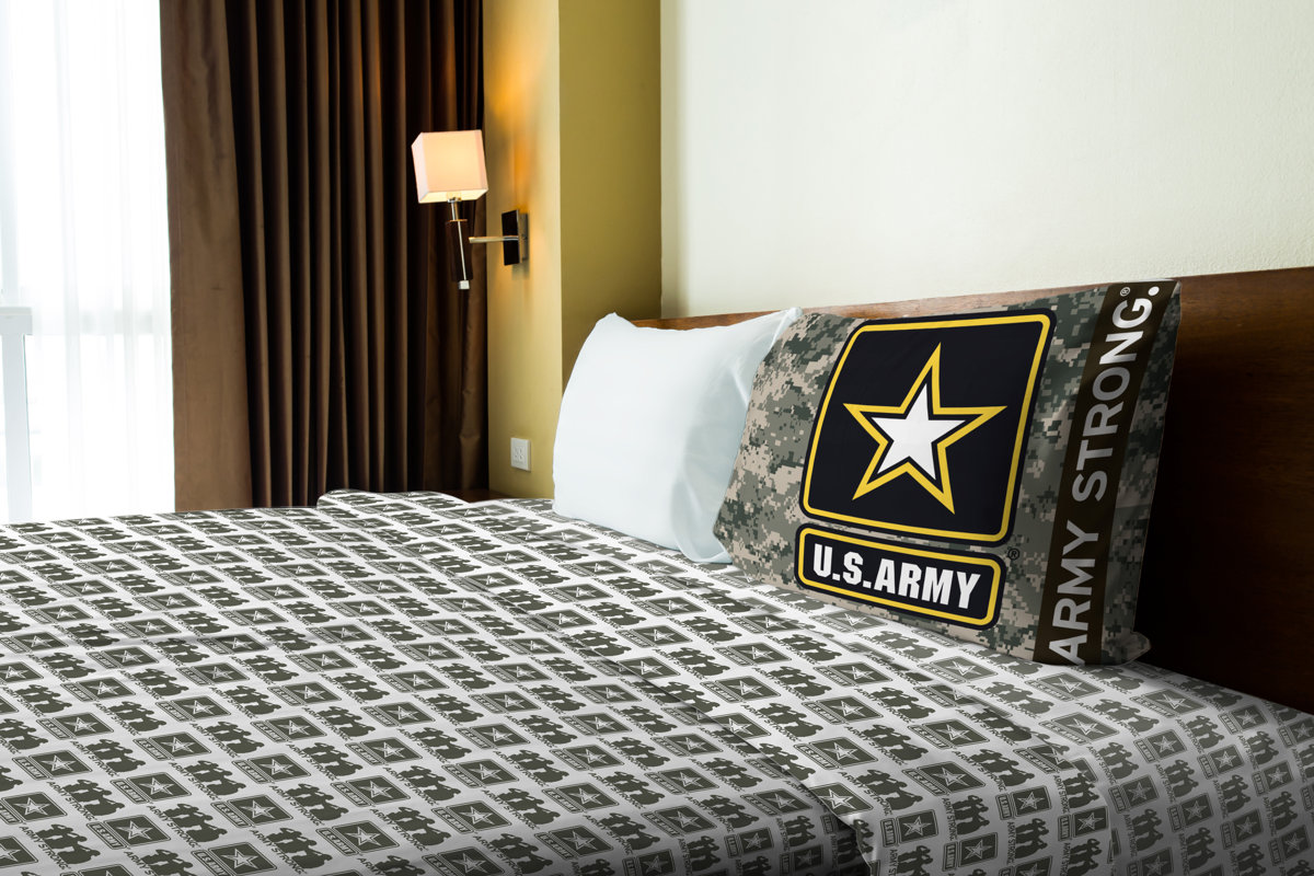 Northwest Co Military Us Army Salute Sheet Set Reviews Wayfair Military Us Army Salute Sheet Set