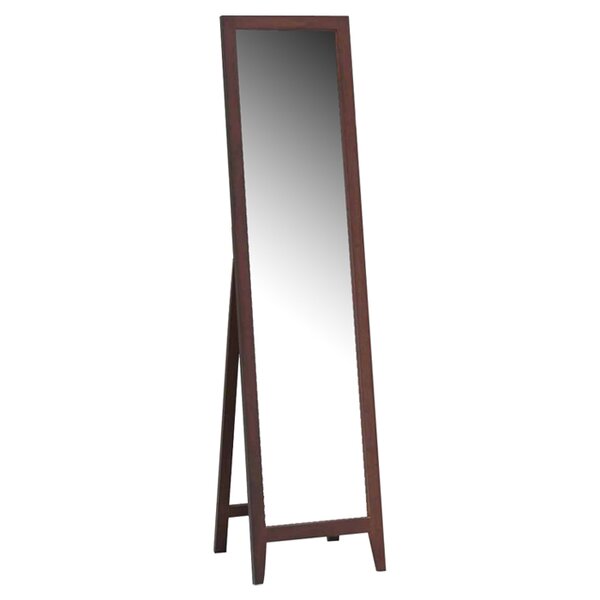 Cloninger Wood Standing Mirror by Mercury Row