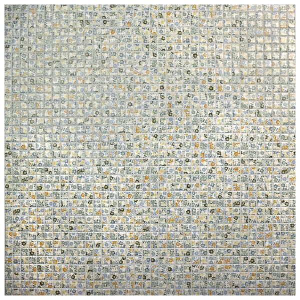 Summer Flora 0.75 x 0.75 Porcelain Mosaic Tile in Blue/Yellow by EliteTile