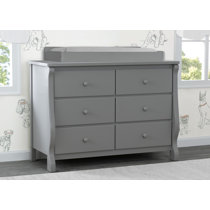 vintage grey changing table