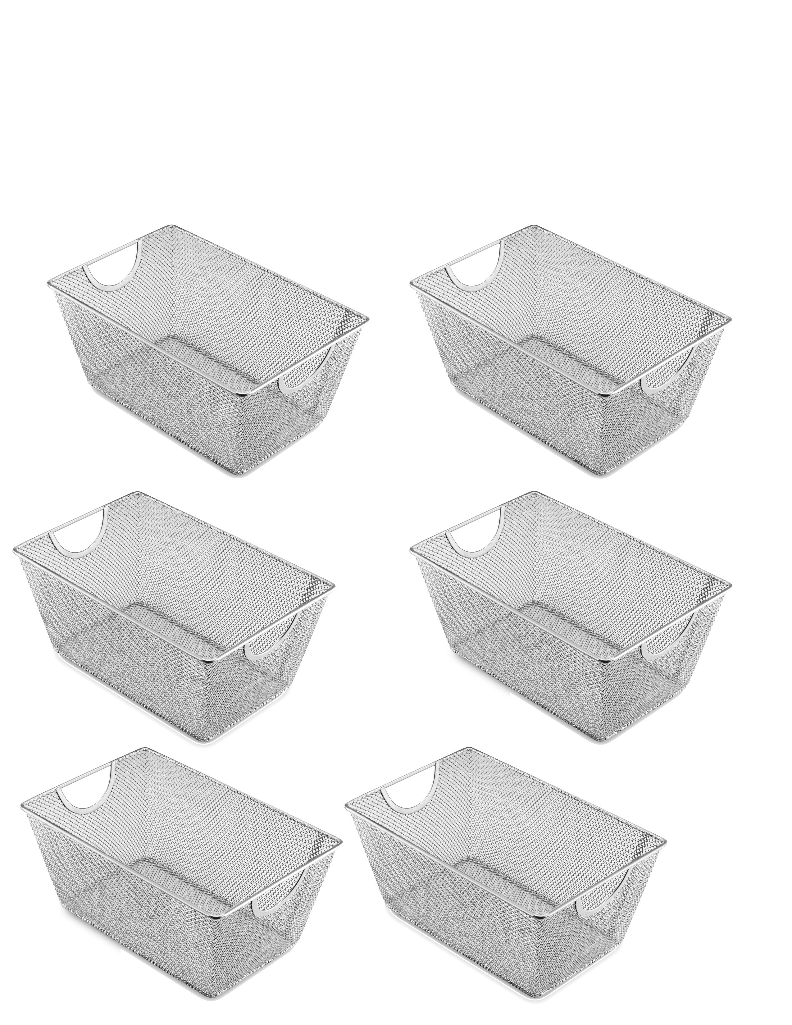 simple nest canvas shoe pockets on Ybm Home Kitchen Pantry Organizer Upper Wire Mesh Basket Reviews Wayfair