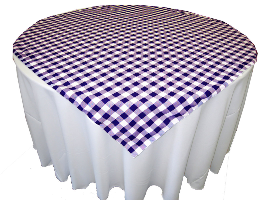 LA Linen Polyester Gingham Checkered Square Tablecloth & Reviews Wayfair