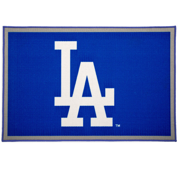 MLB Los Angeles Dodgers Blue/Gray Area Rug by Delta Children