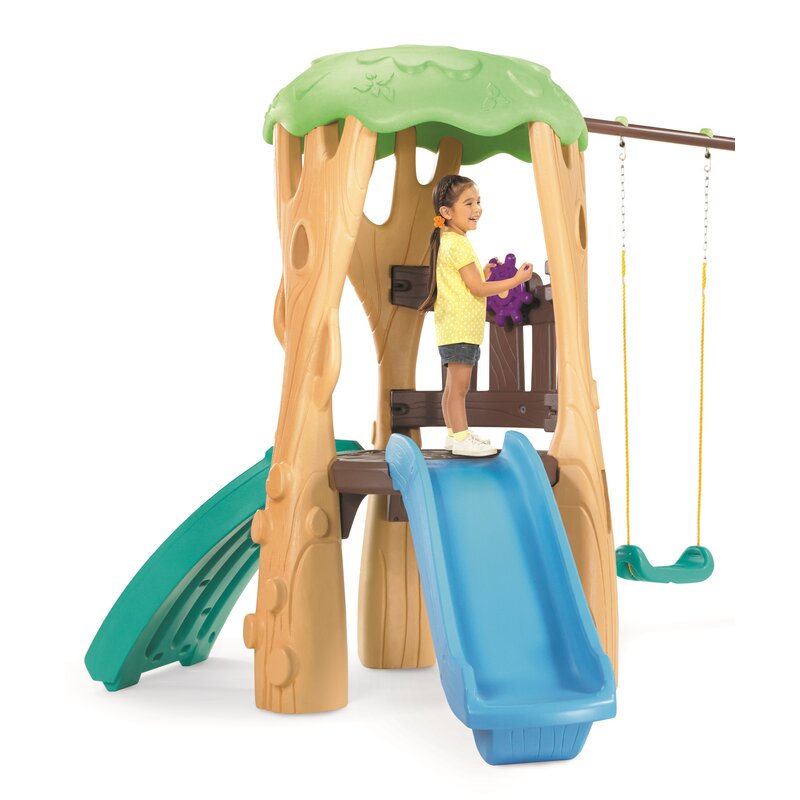 little tikes swing and slide set