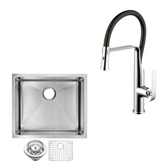 Dcor Design All In One Stainless Steel 30 L X 19 W Undermount