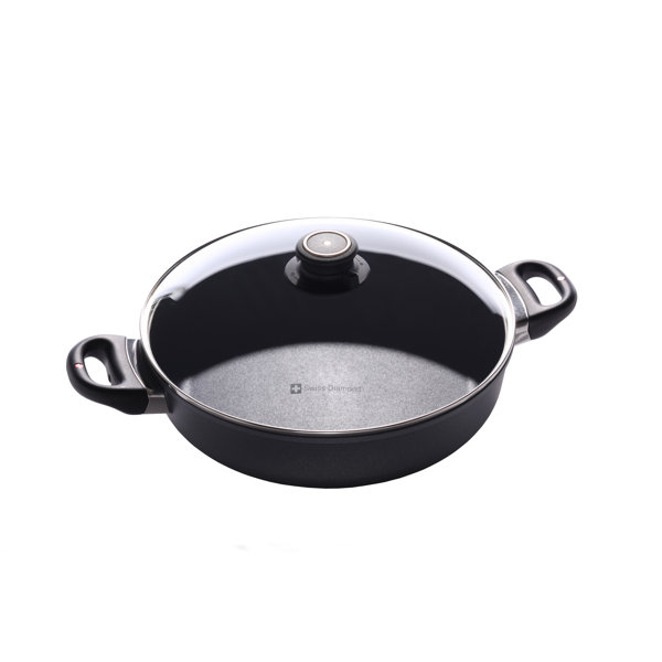 Saute Pan with Lid by Swiss Diamond
