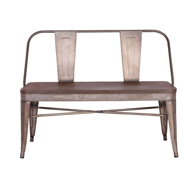 Goza Metal Bench By Williston Forge Bargain