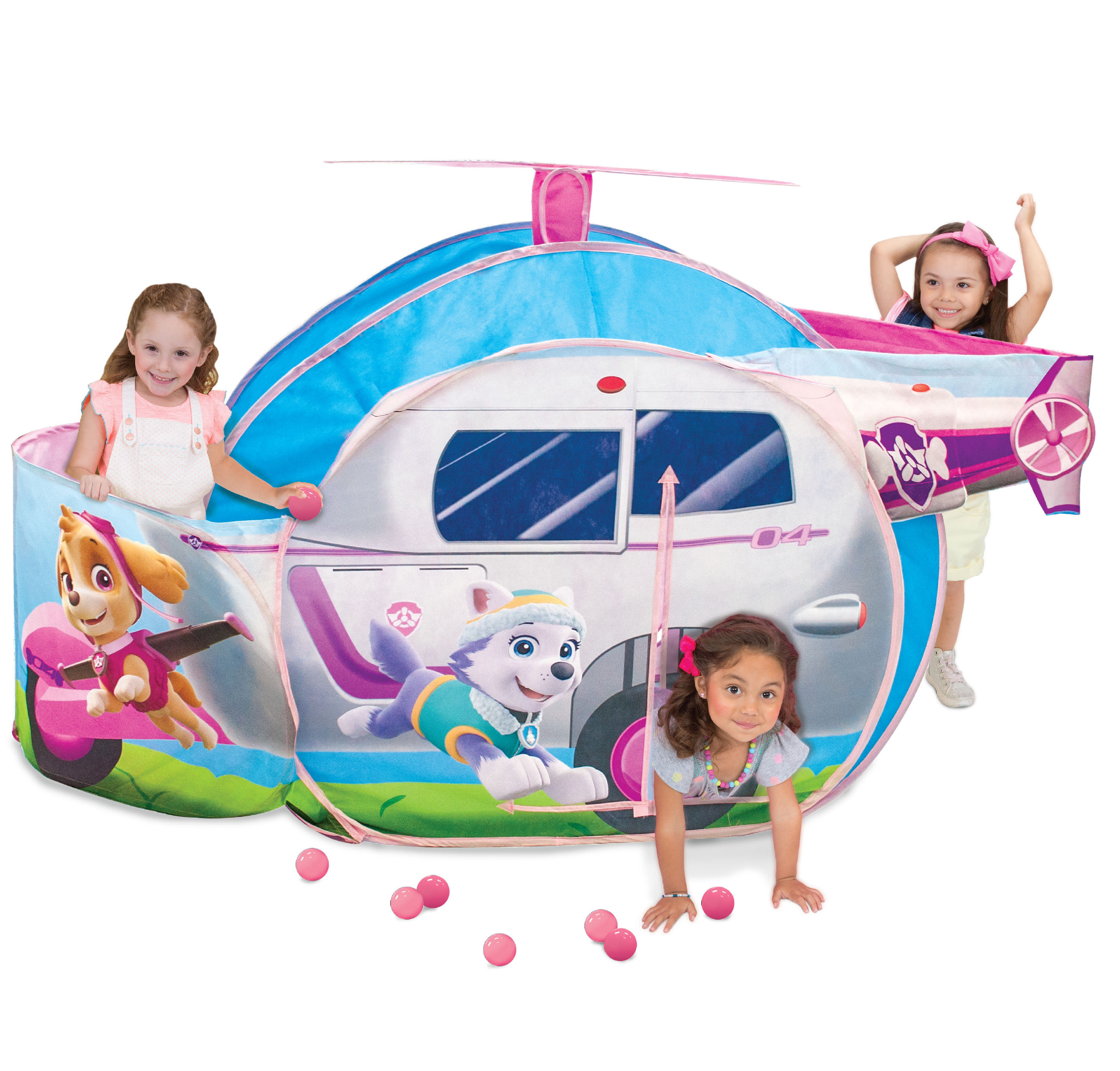 paw patrol tent with balls