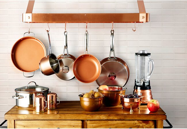 Copper pans are used by cooks for a variety of purposes?