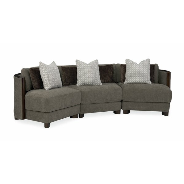 Modern Symmetrical Streamline Commodore Sectional By Caracole Modern