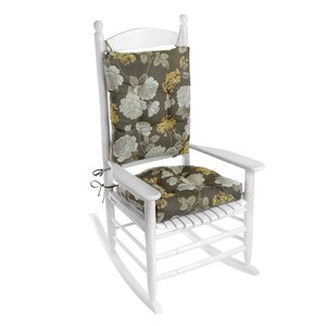 Indoor/Outdoor 2 Piece Porch Rocking Chair Cushion Set