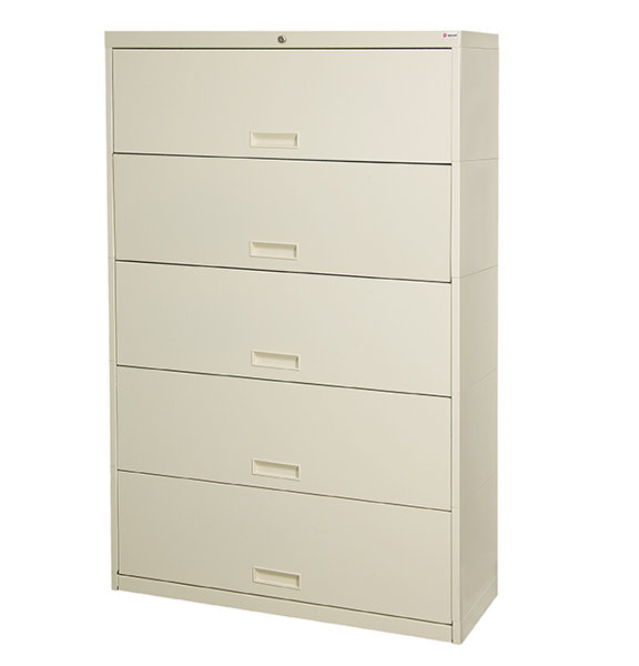 Stak-N-Lok 100 series 5 Door 36 W Legal Size and Locking High Cabinet by Datum Storage