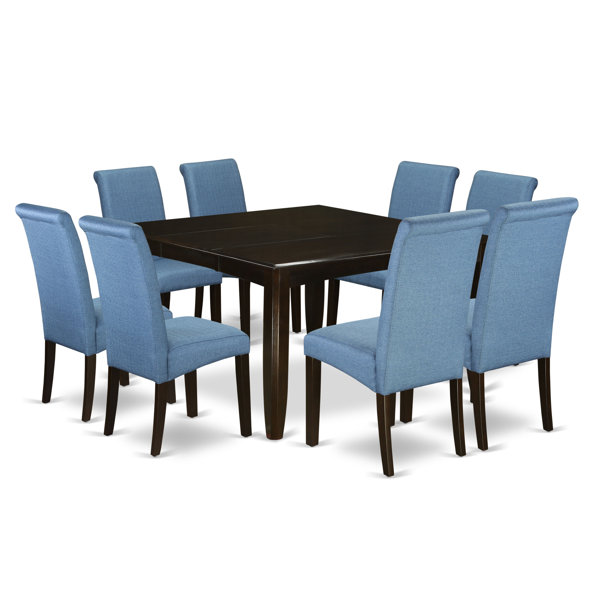 #2 Joselyn Square Kitchen Table 9 Piece Extendable Solid Wood Dining Set By Winston Porter Great Reviews