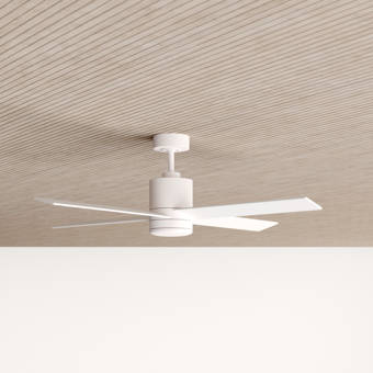 52 Cranbrook 4 Blade Led Standard Ceiling Fan With Remote Control Light Kit Included Reviews Allmodern