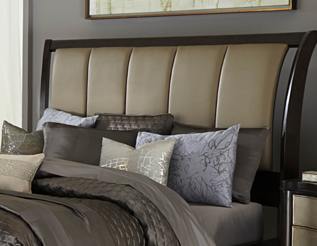 House of Hampton Barresi Upholstered Sleigh Headboard & Reviews Wayfair