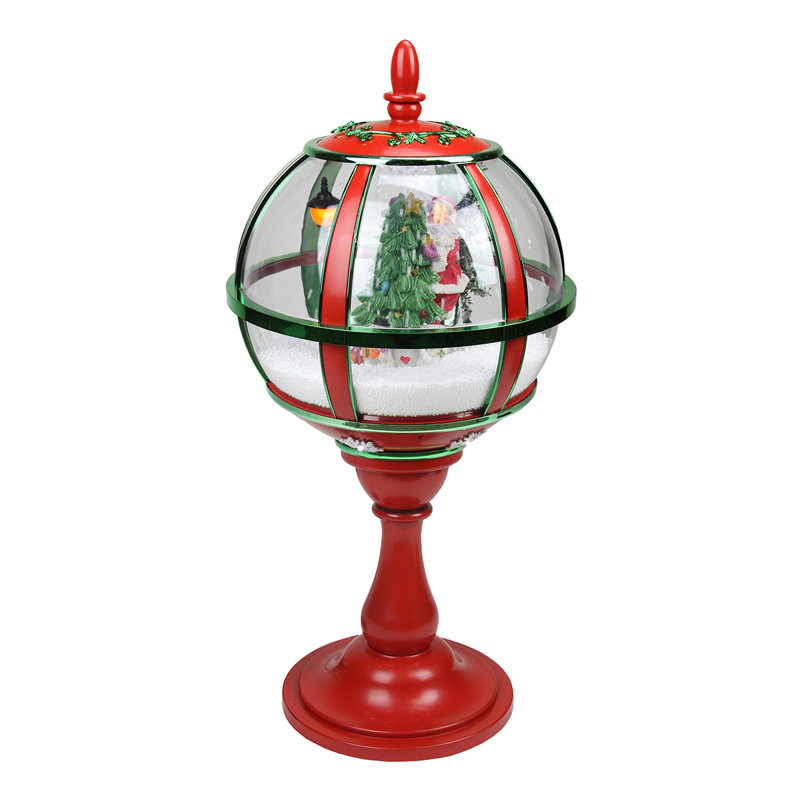 Northlight Lighted Musical Snowing Santa with Christmas ...