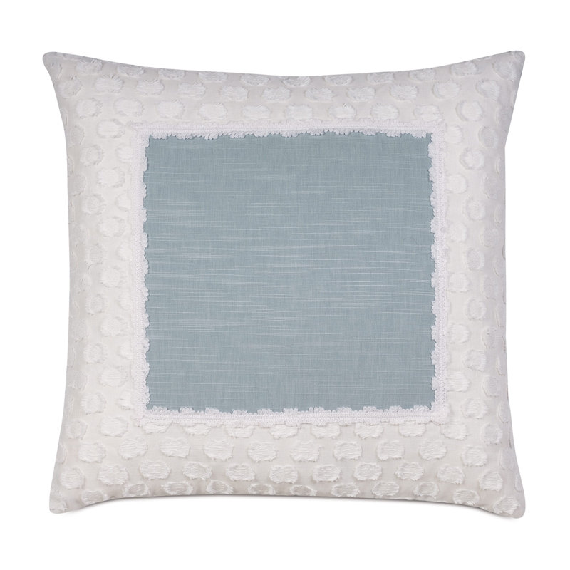 Eastern Accents By The Seaside Textured Border Throw Pillow Wayfair