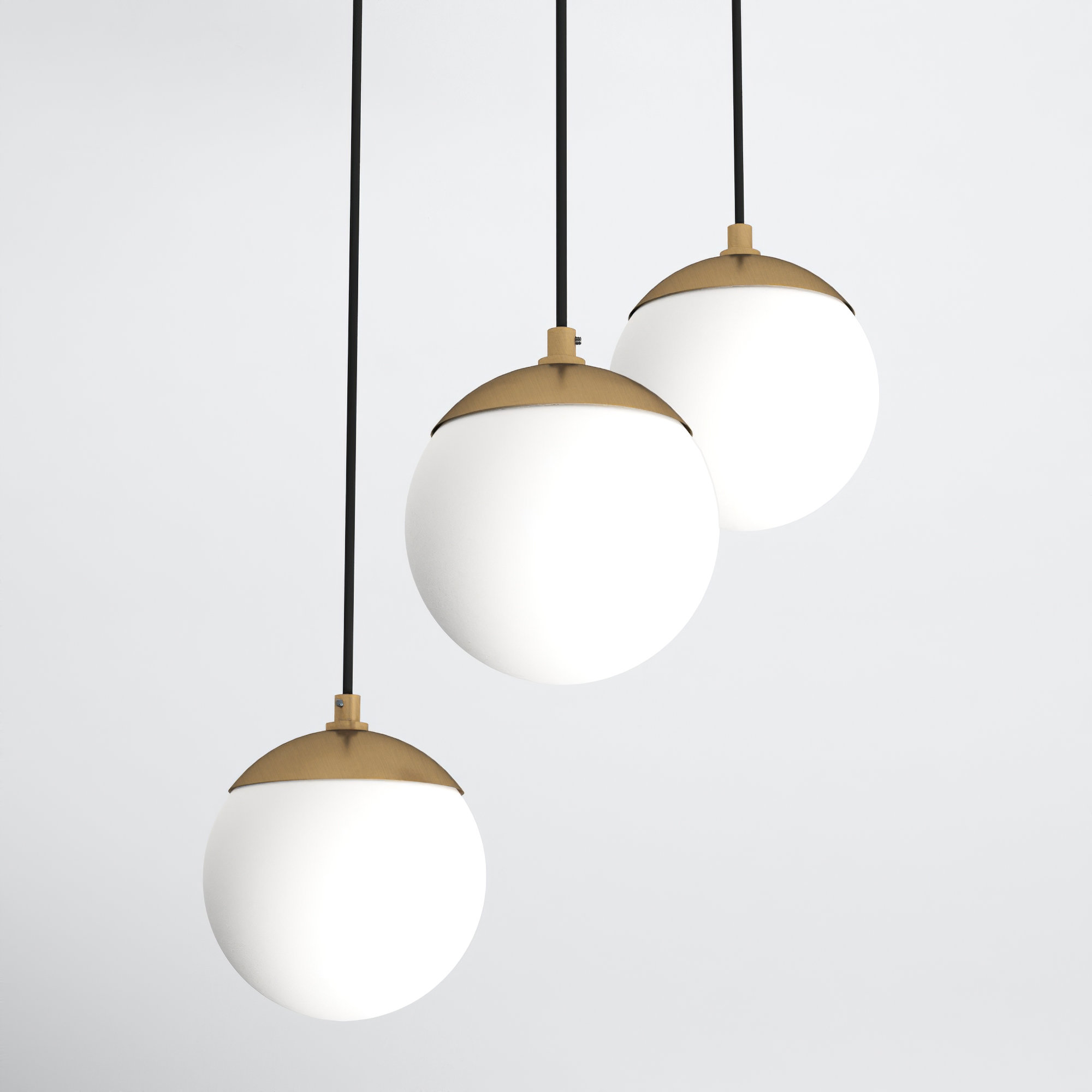 3 light cluster globe pendant Clearance