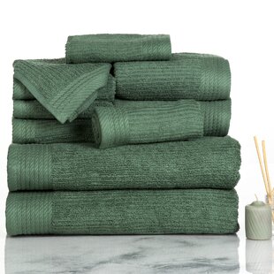 seafoam green towels