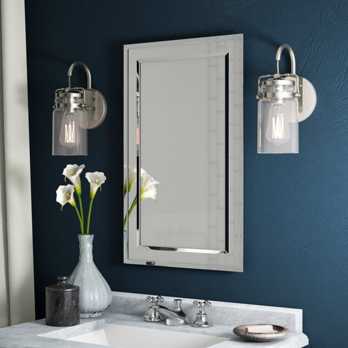 Graford 16 X 26 Recessed Framed Medicine Cabinet With 2 Adjule Shelves Graford 16 X 26 Recessed Framed Medicine Cabinet With 2 Adjule Shelves