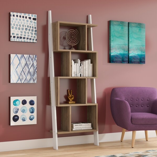 Canchola Leaning Ladder Bookcase By Ivy Bronx