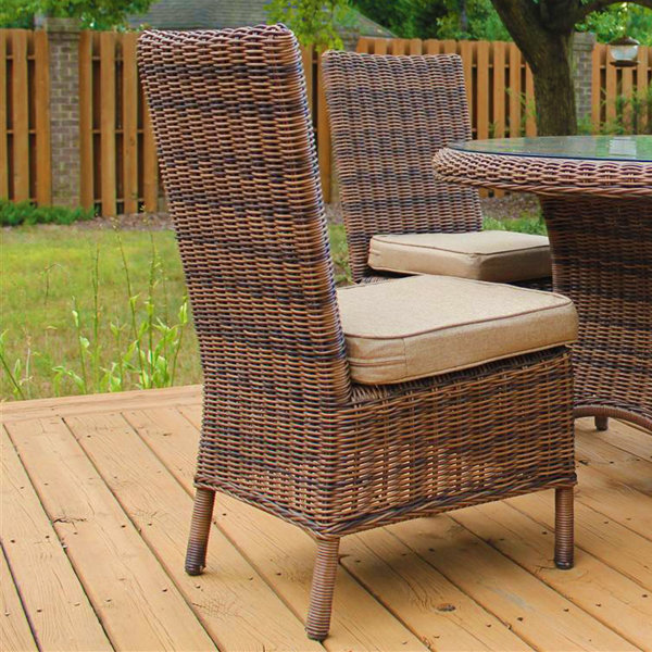 Find South Ferry Patio Dining Chair With Cushion By Bay Isle Home 2019 Sale