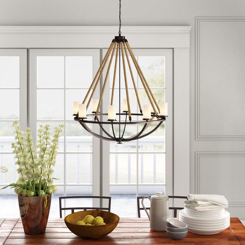 Birch Lane™ Heritage Anita 6-Light Shaded Chandelier & Reviews | Birch Lane